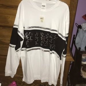 Pink Victoria’s Secret long sleeve shirt